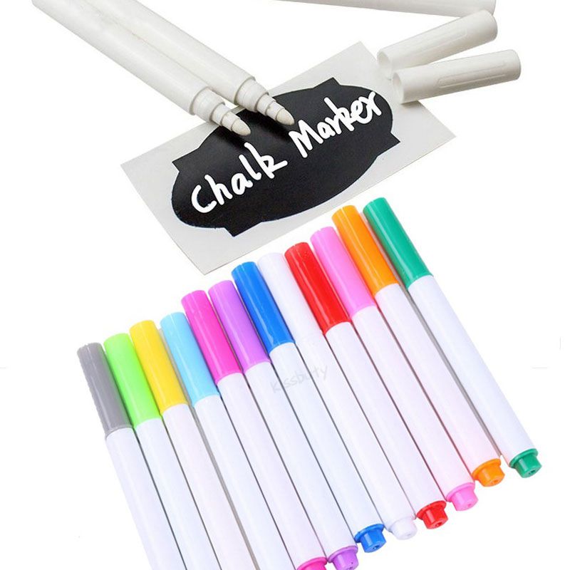 Correction Fluid White - Stylo effaçable à craie liquide blanche,
