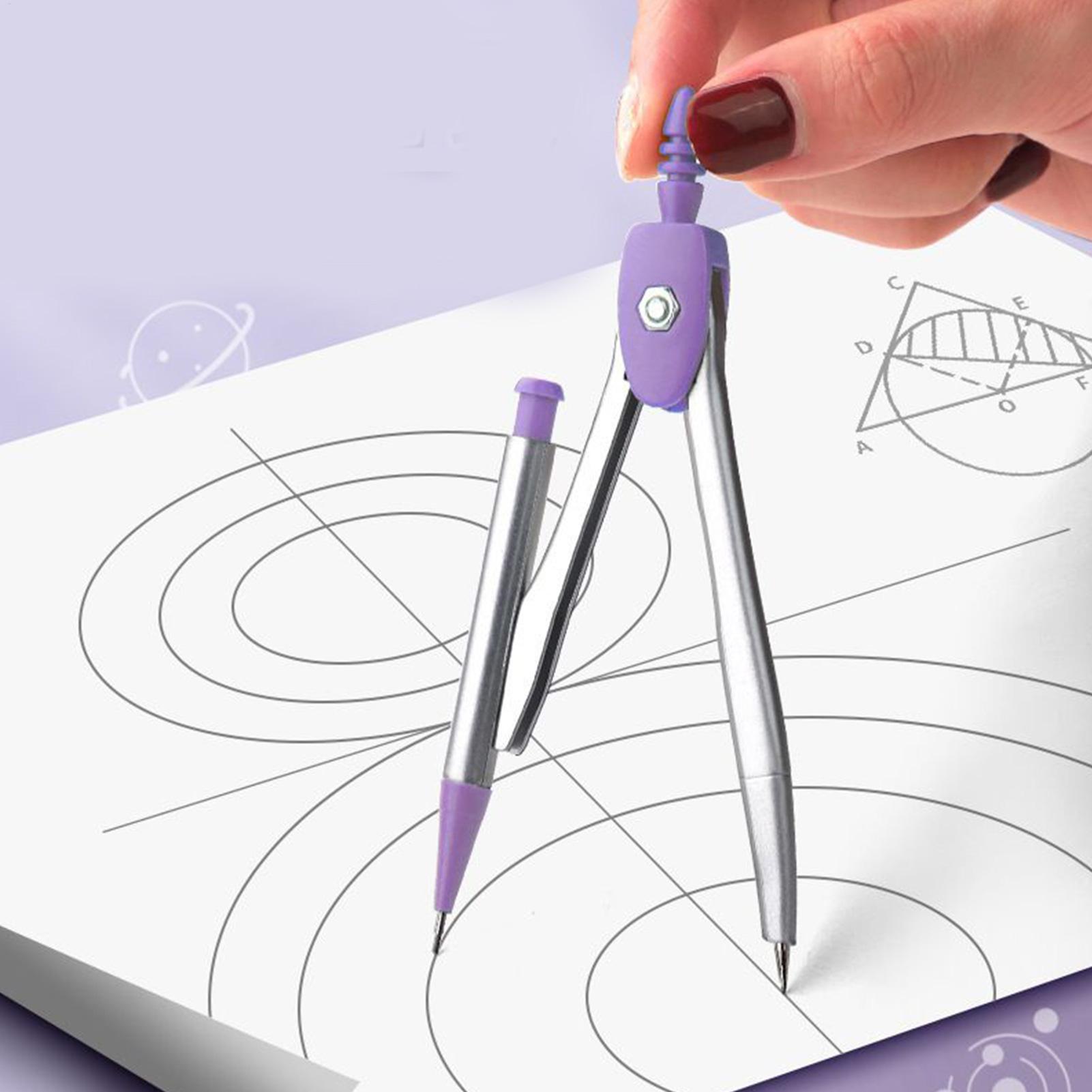 Compass Geometry Set - Ensemble de géométrie pour étudiants, rapporteur