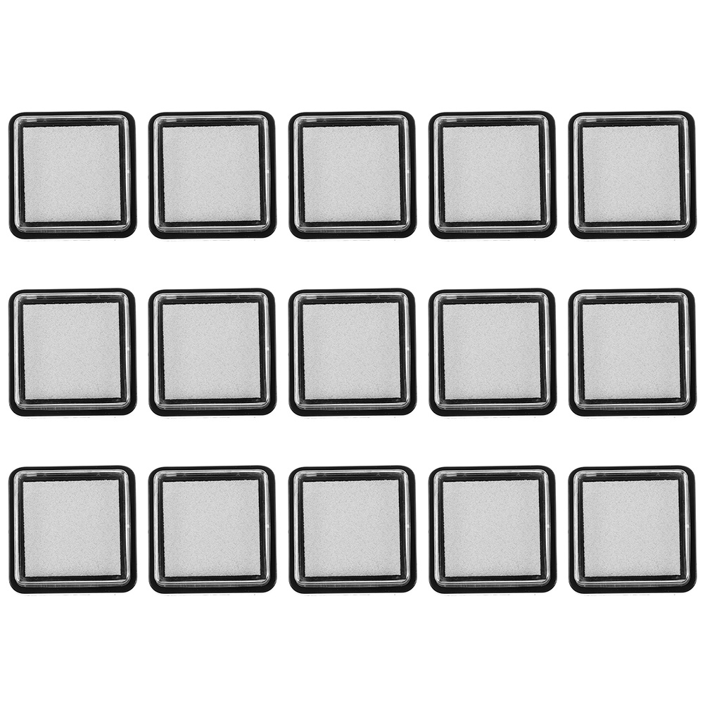 Self Inking Stamp - 15 tampons encreurs vierges 3x3 cm
