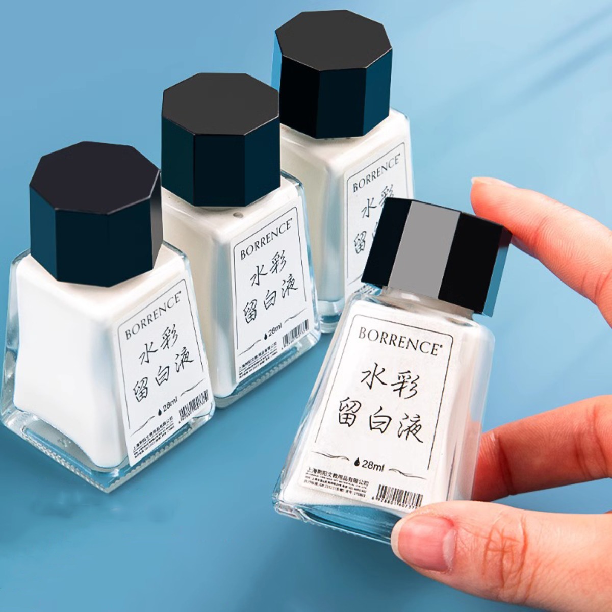 Correction Fluid White - Borrence 28 ml fluide de masquage