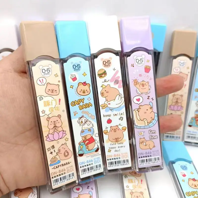 Mechanical Pencil Lead - 80 pièces/boîte, mines spéciales Capybara 0,5