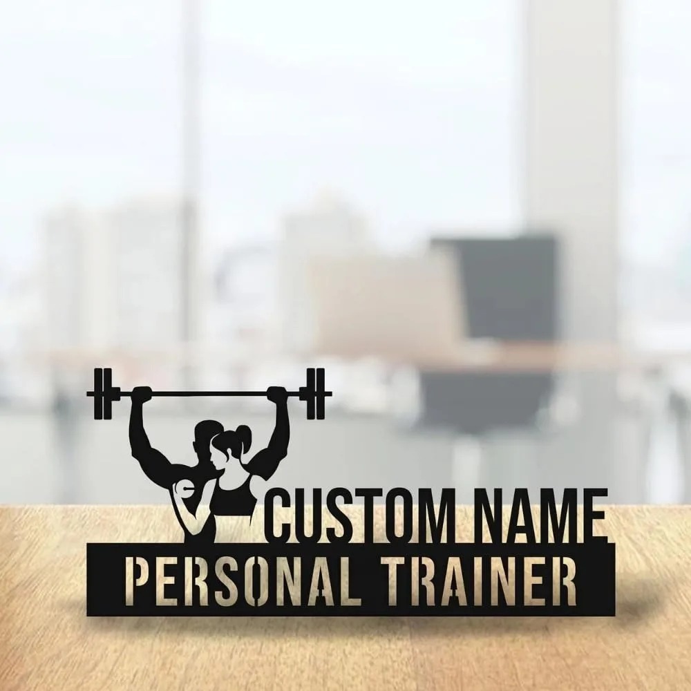 Desk Name Plate - Plaque de nom de bureau en