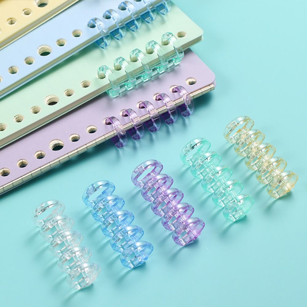 Binding Comb Plastic - 10 pièces de spirales de reliure