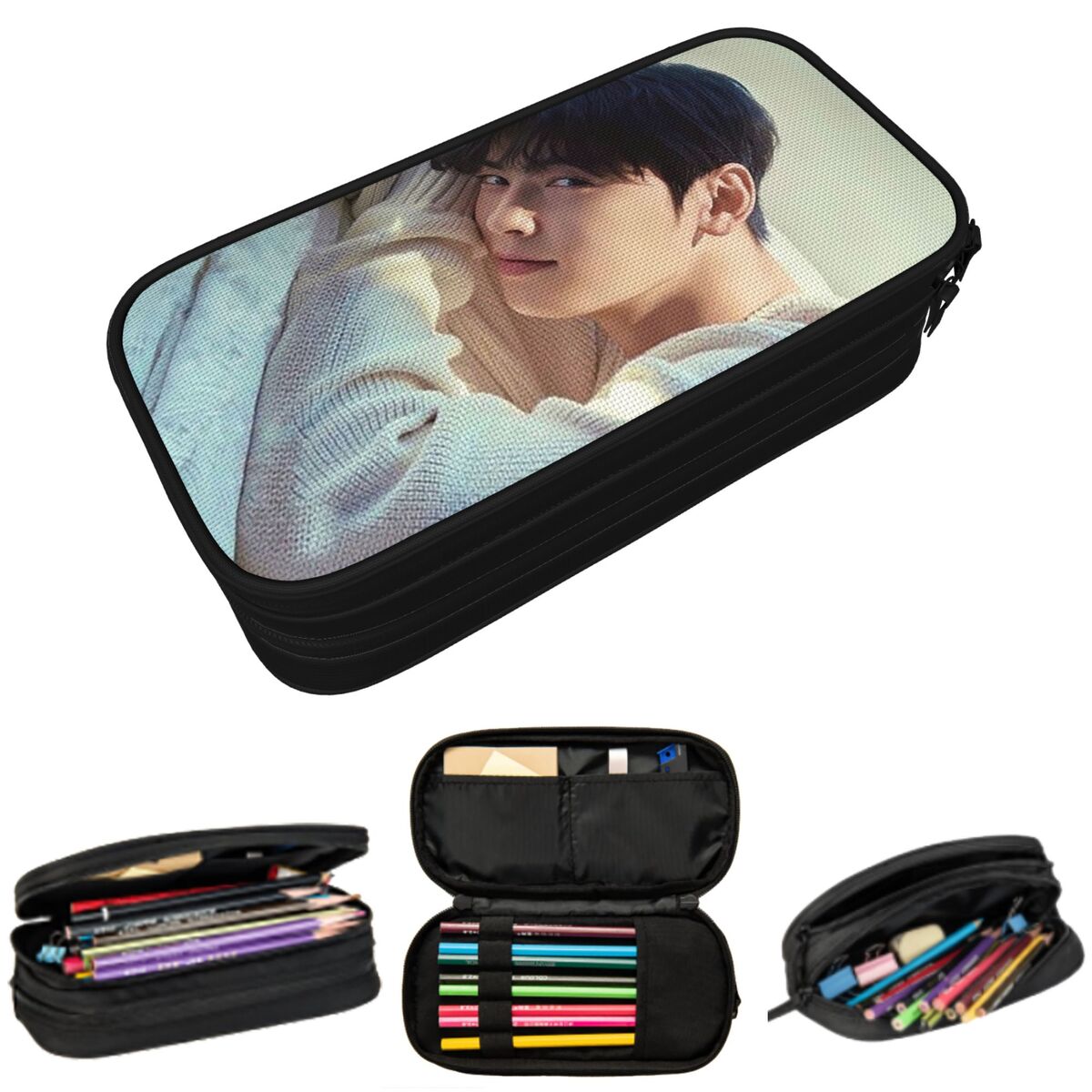 Stationery And Office Supply Chain - Cha EunWoo Kpop Astro – trousse