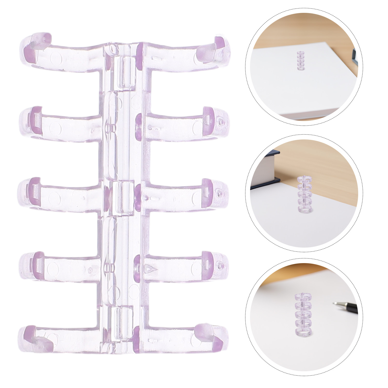 Binding Comb Plastic - 100 anneaux de reliure en plastique