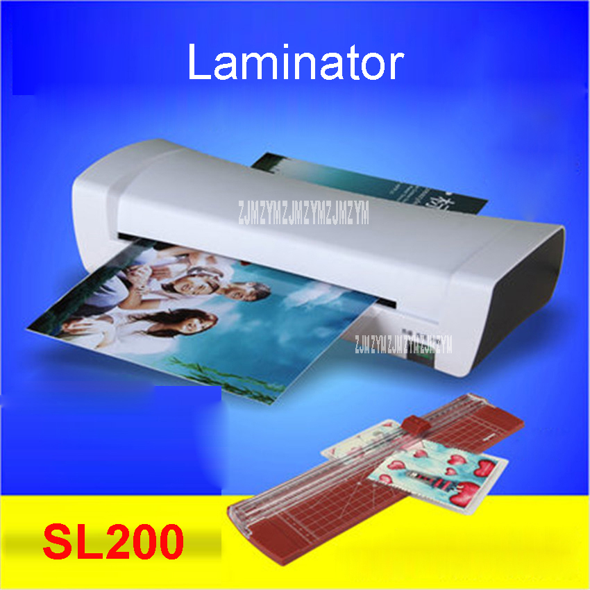 Document Laminator Pouch - SL200-plastifieuse photo blanche A4, plastifieuse thermique
