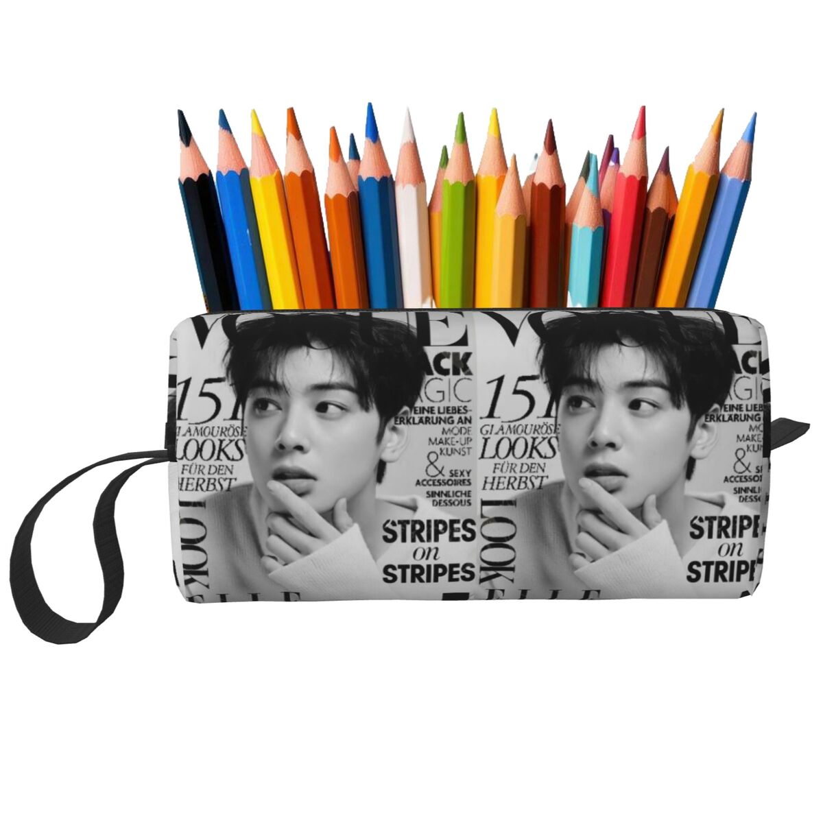 Stationery And Office Supply Chain - Cha EunWoo Kpop Astro – trousse