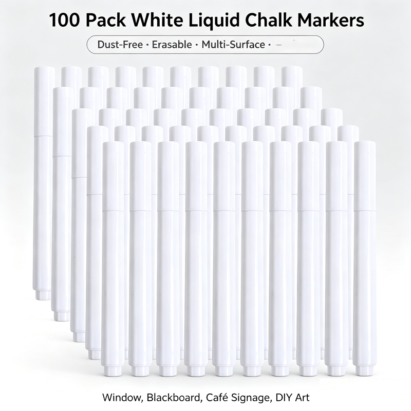 Correction Fluid White - Stylo effaçable à la craie liquide,