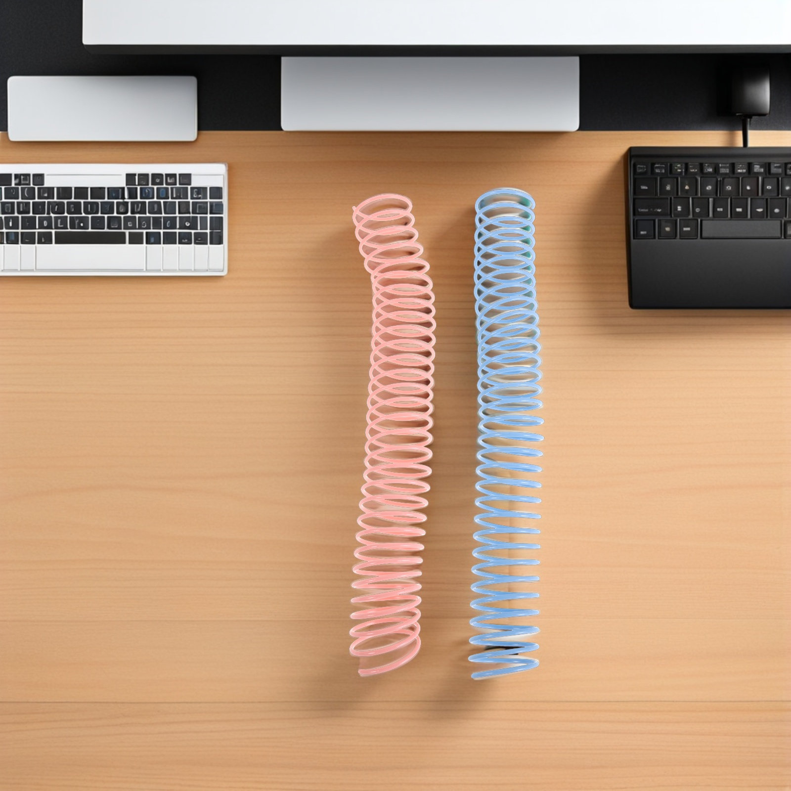 Binding Comb Plastic - 8 pièces de spirales de reliure