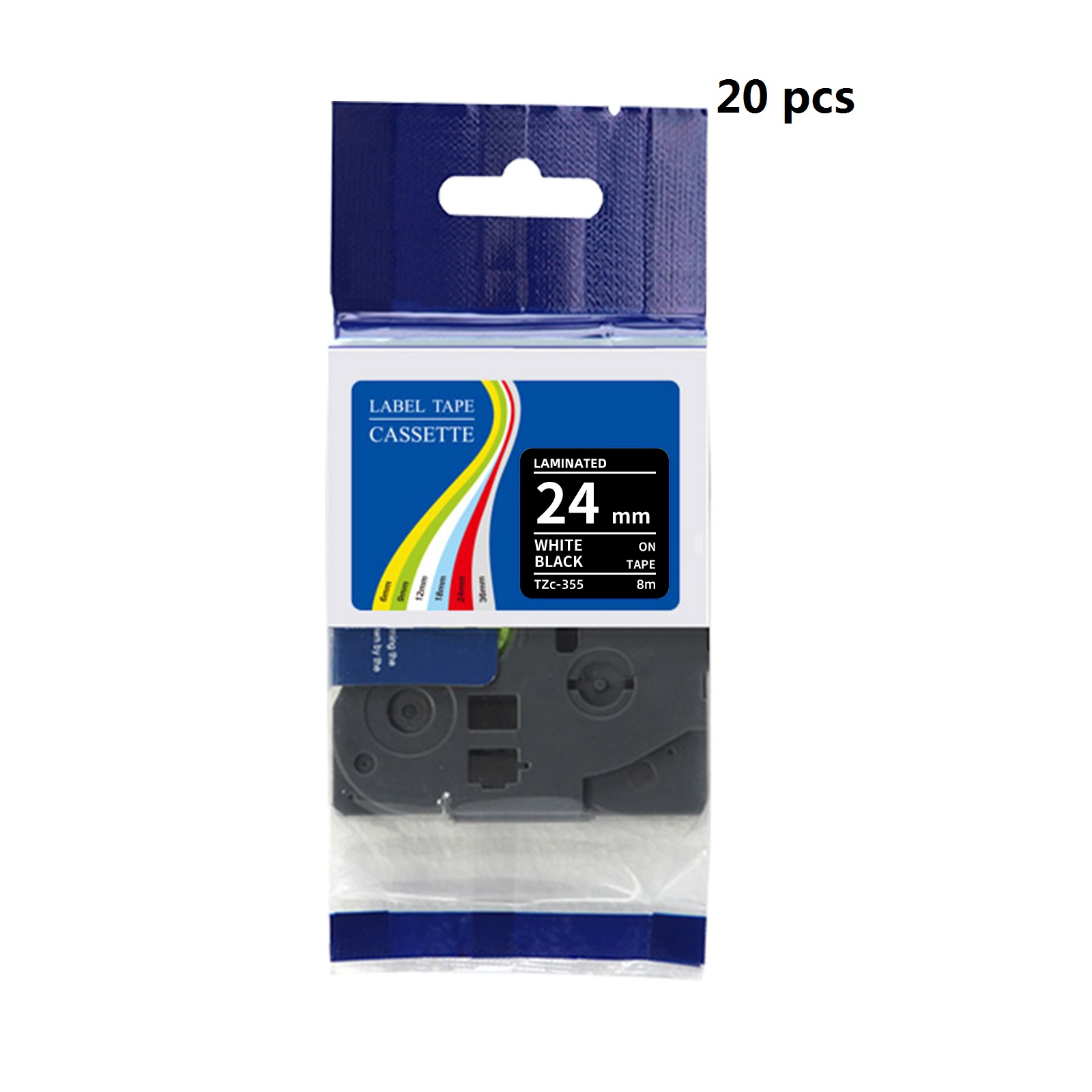Lot de 20 rubans d'étiquettes  - Label Printer Tape avis et prix