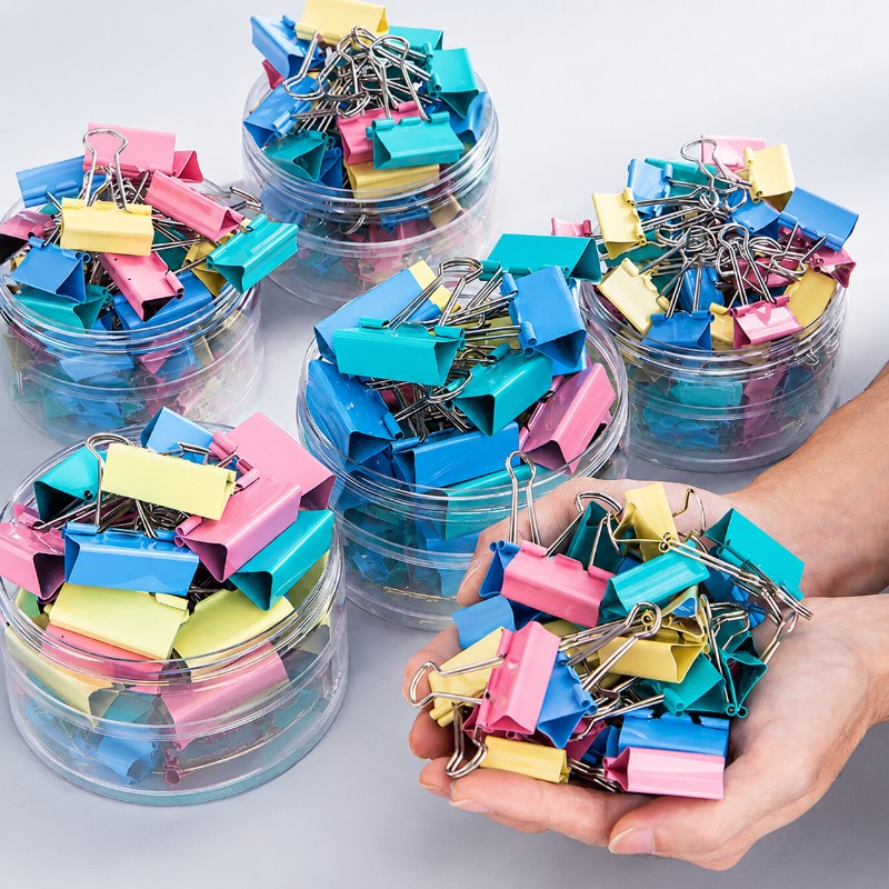 Clips de reliure métalliques c - Binder Clip Assorted avis et prix