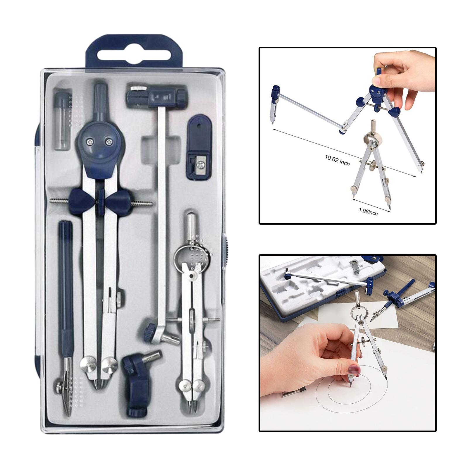 Ensemble de géométrie 7 pièces - Compass Geometry Set avis et prix