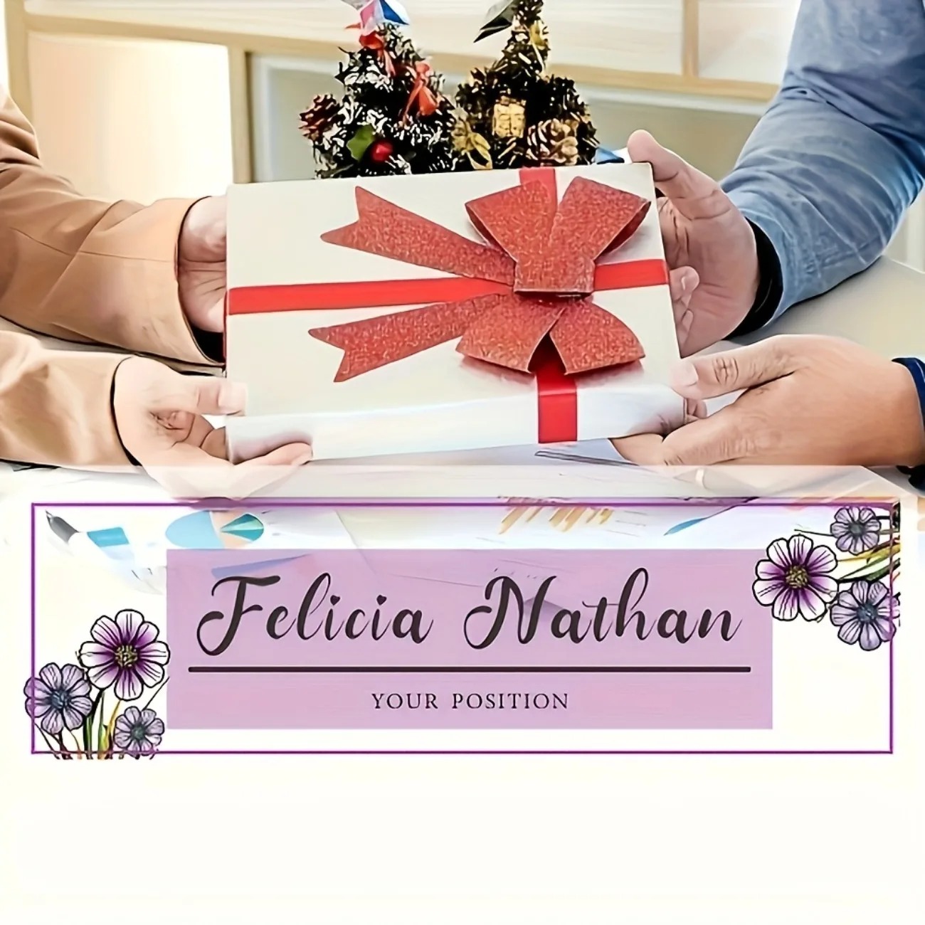 Plaque de bureau en acrylique  - Desk Name Plate avis et prix