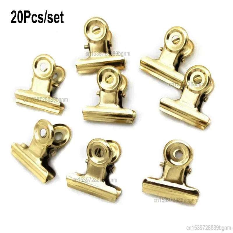 Clips de poignée ronds en méta - Binder Clip Assorted avis et prix