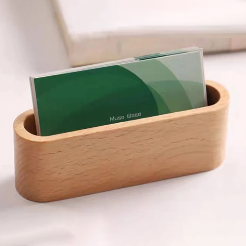 Porte-carte de visite en bois, - Desk Name Plate avis et prix