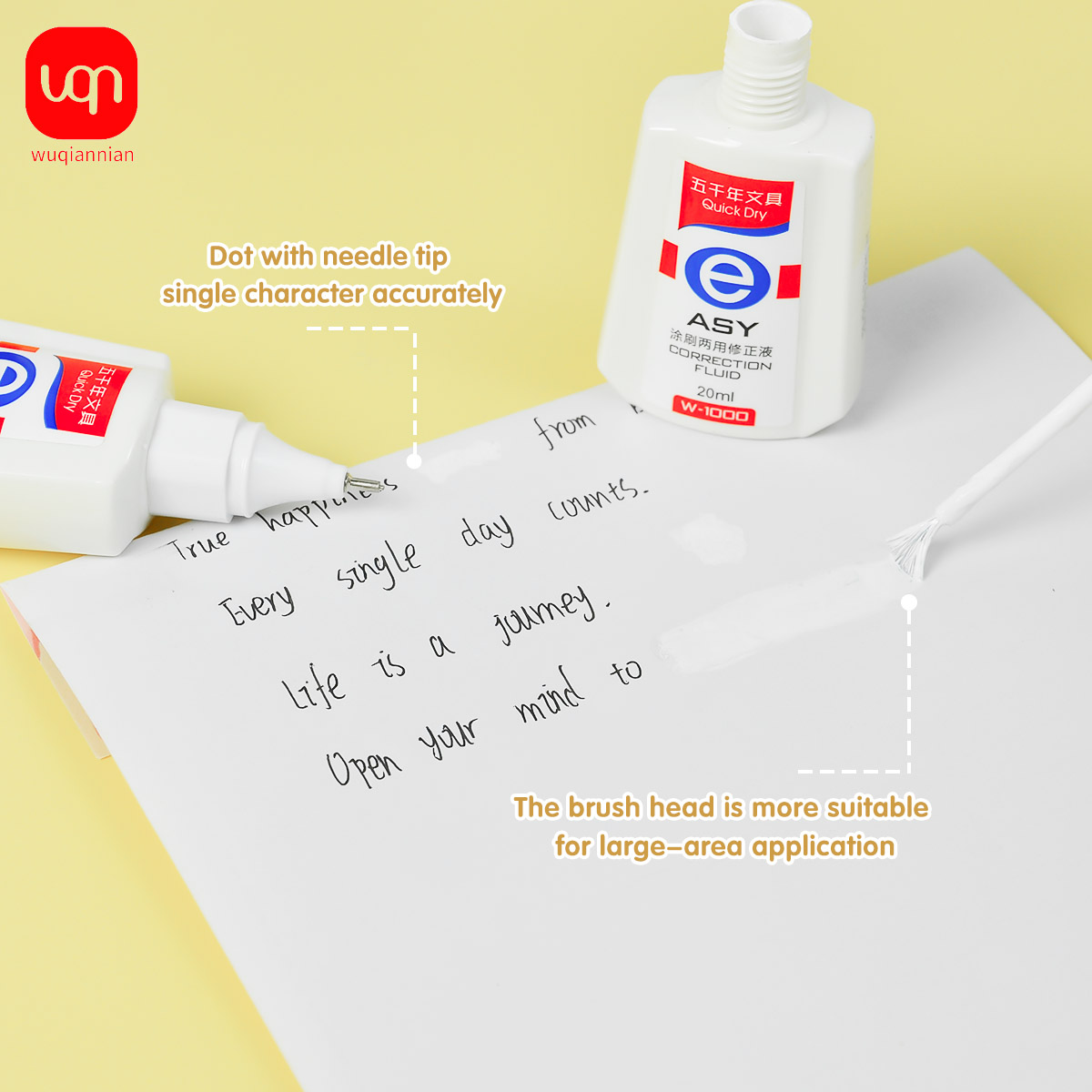 WQN Fluide correcteur à séchag - Correction Fluid White avis et prix