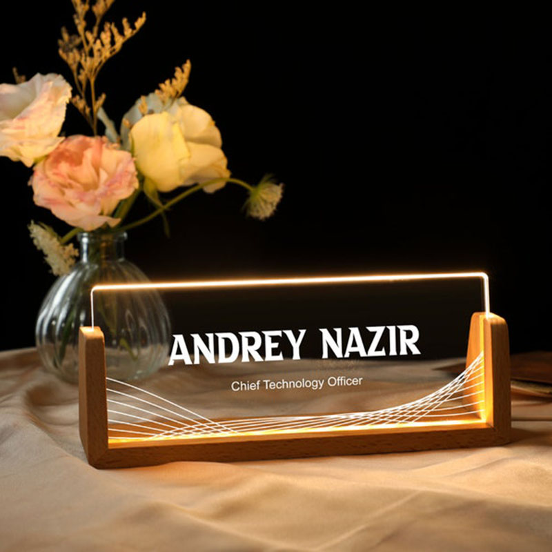 Plaque signalétique de bureau  - Desk Name Plate avis et prix
