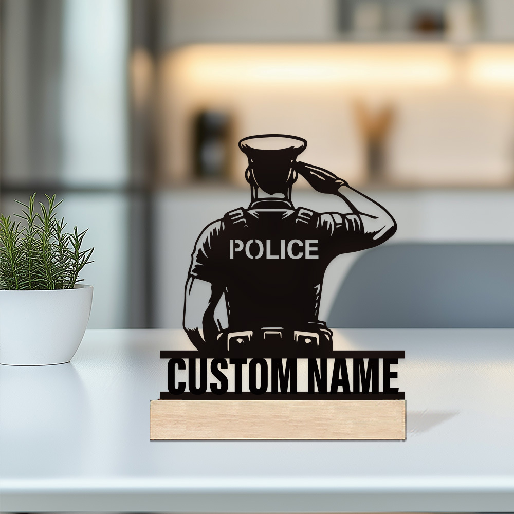 Badge de police en métal perso - Desk Name Plate avis et prix