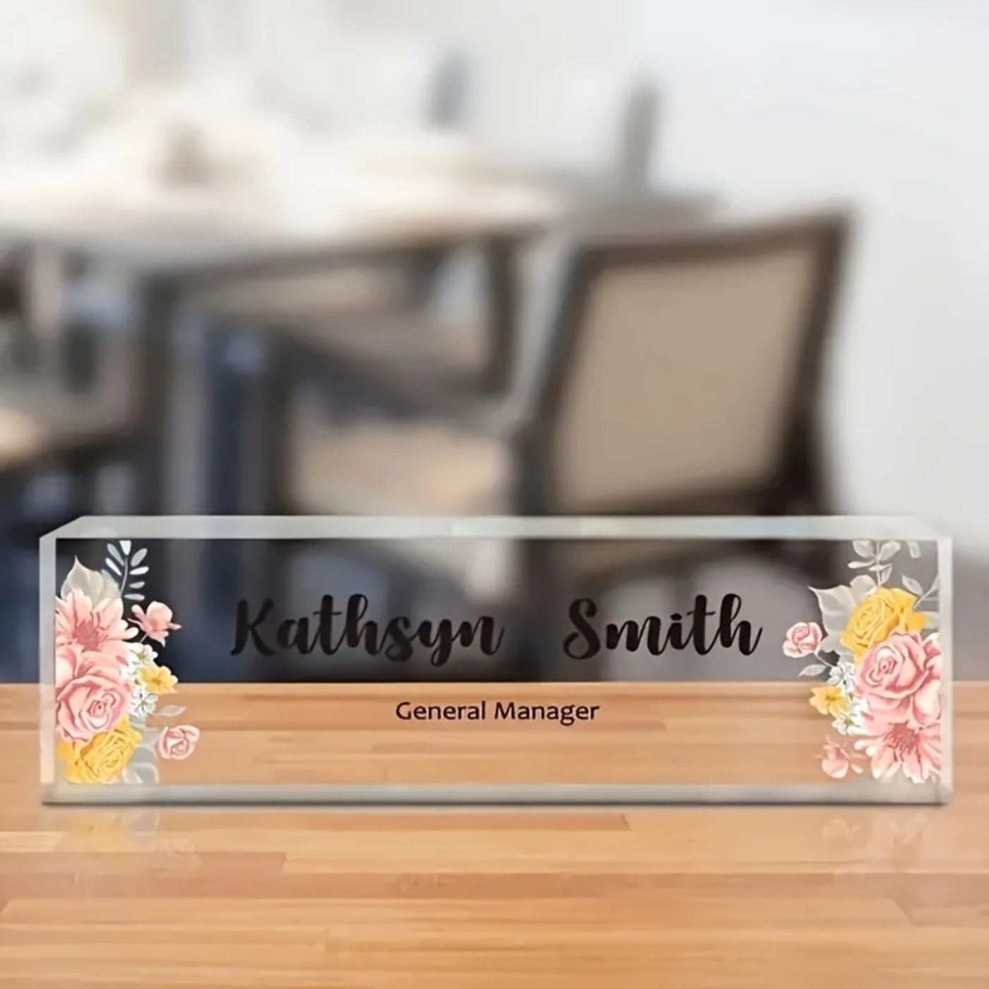 1 plaque de nom de bureau en a - Desk Name Plate avis et prix