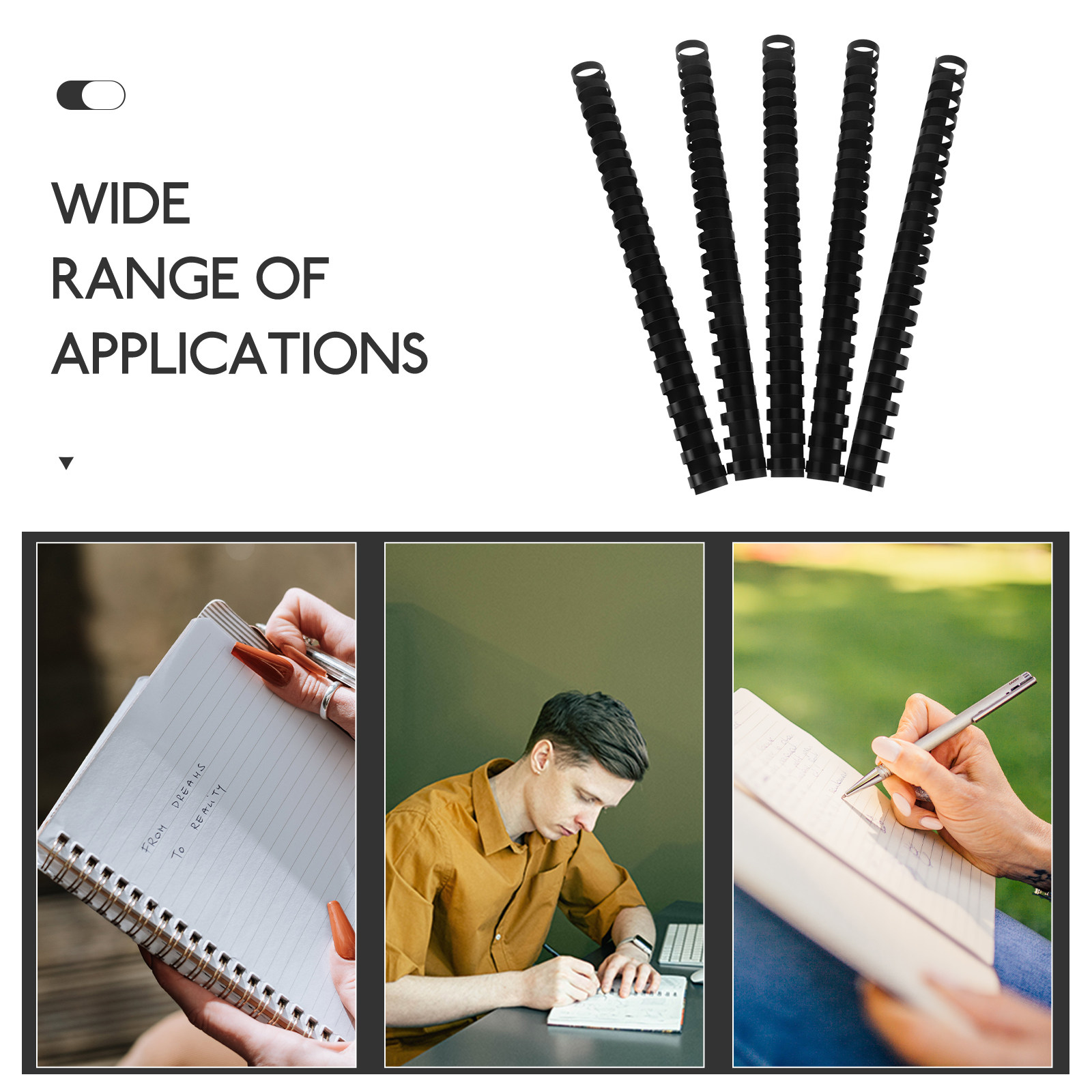 50 pièces de peignes de reliur - Binding Comb Plastic avis et prix