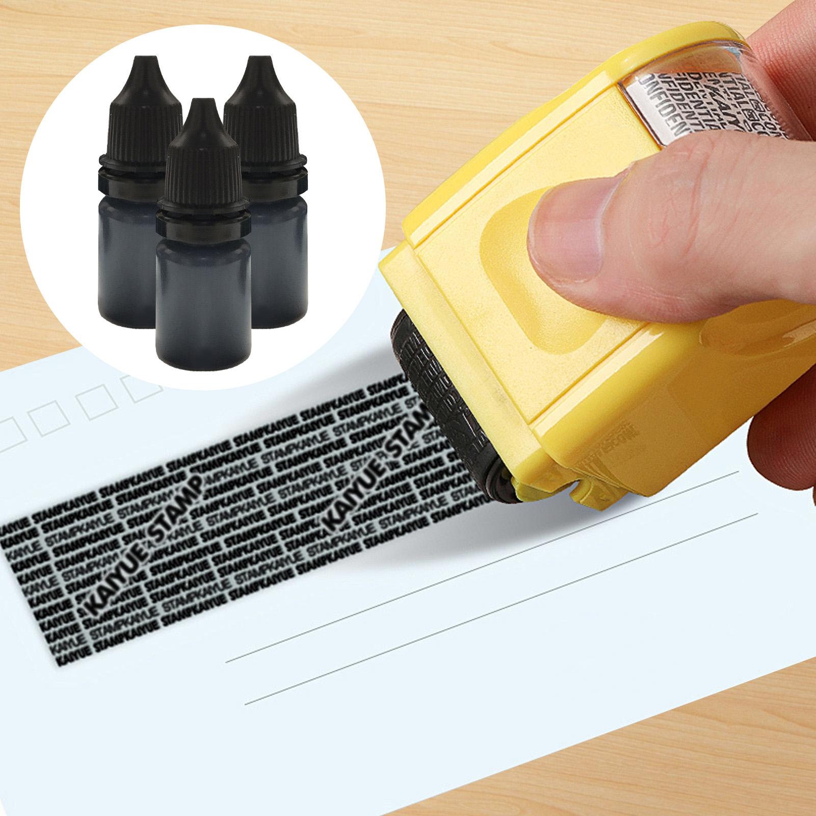 Encre noire pour tampon, 3 piè - Self Inking Stamp avis et prix