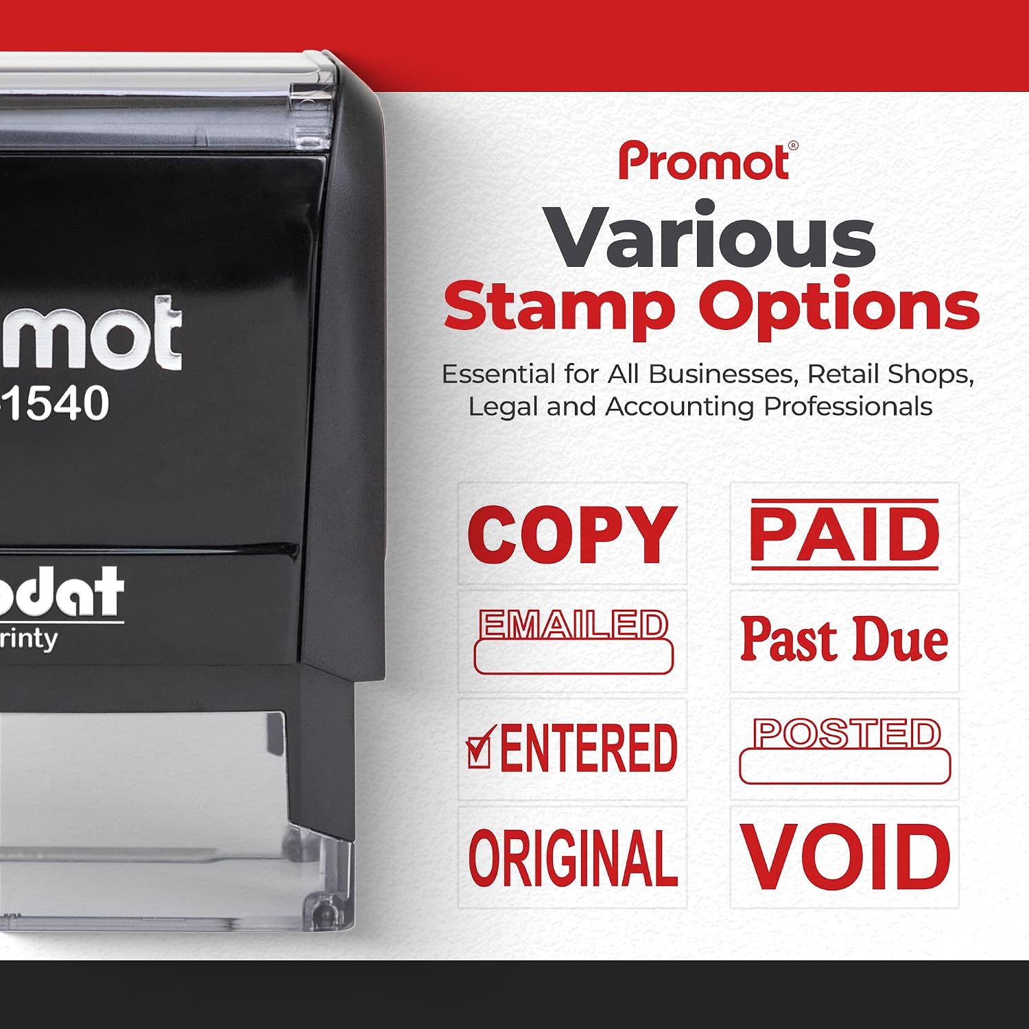Tampon auto-encreur rechargeab - Self Inking Stamp avis et prix