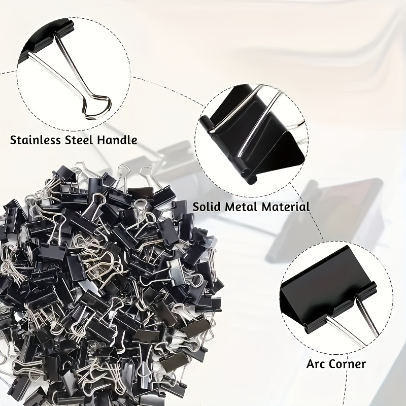 Clips de reliure colorés et no - Binder Clip Assorted avis et prix