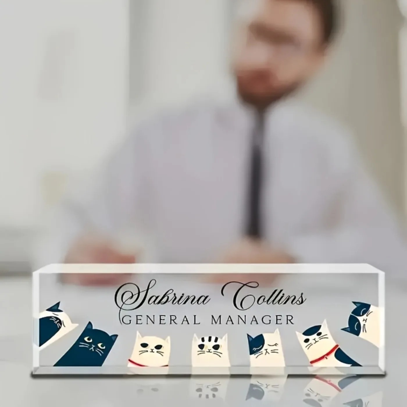 [2D Plat] Plaque de bureau per - Desk Name Plate avis et prix