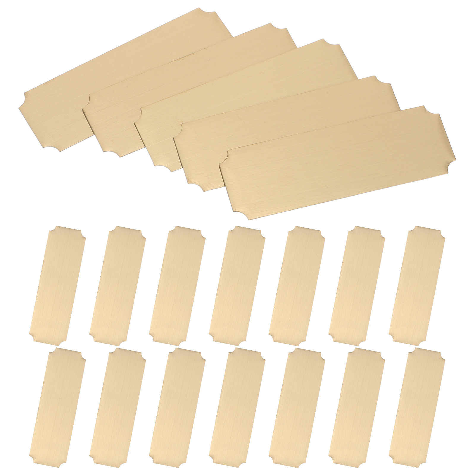 20 plaques nominatives vierges - Desk Name Plate avis et prix