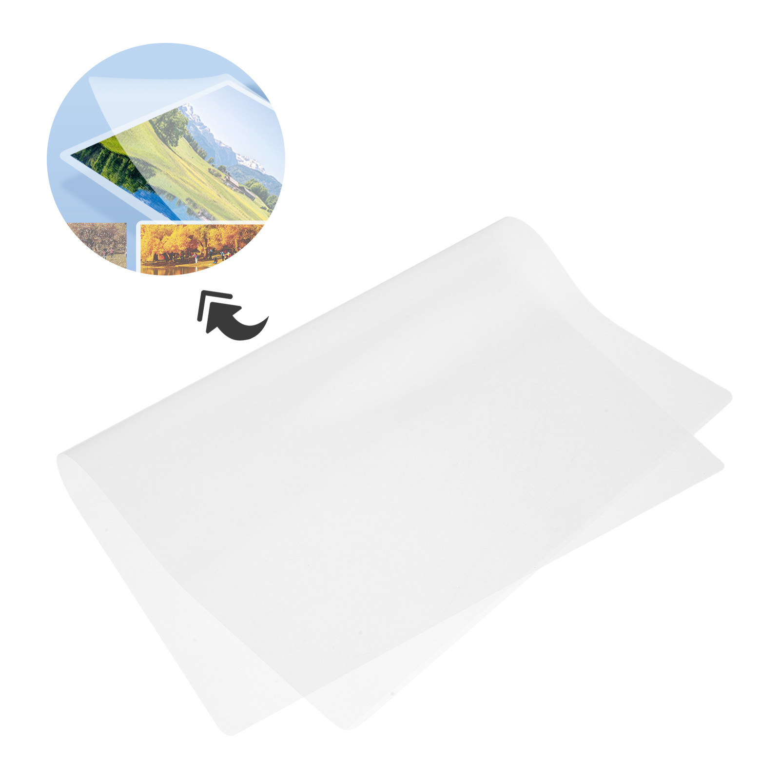 100 pochettes de plastificatio - Document Laminator Pouch avis et prix